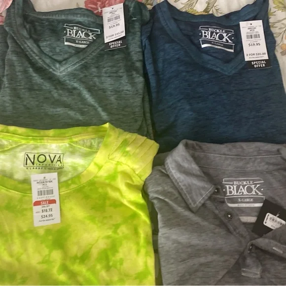 4 Brand New Men's SHIRTS XL - Picture 2 of 5